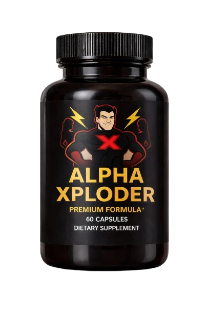 AlphaXploder 2 Bottles 60-Day Popular Package - Best Value Male Vitality Supplement Deal
