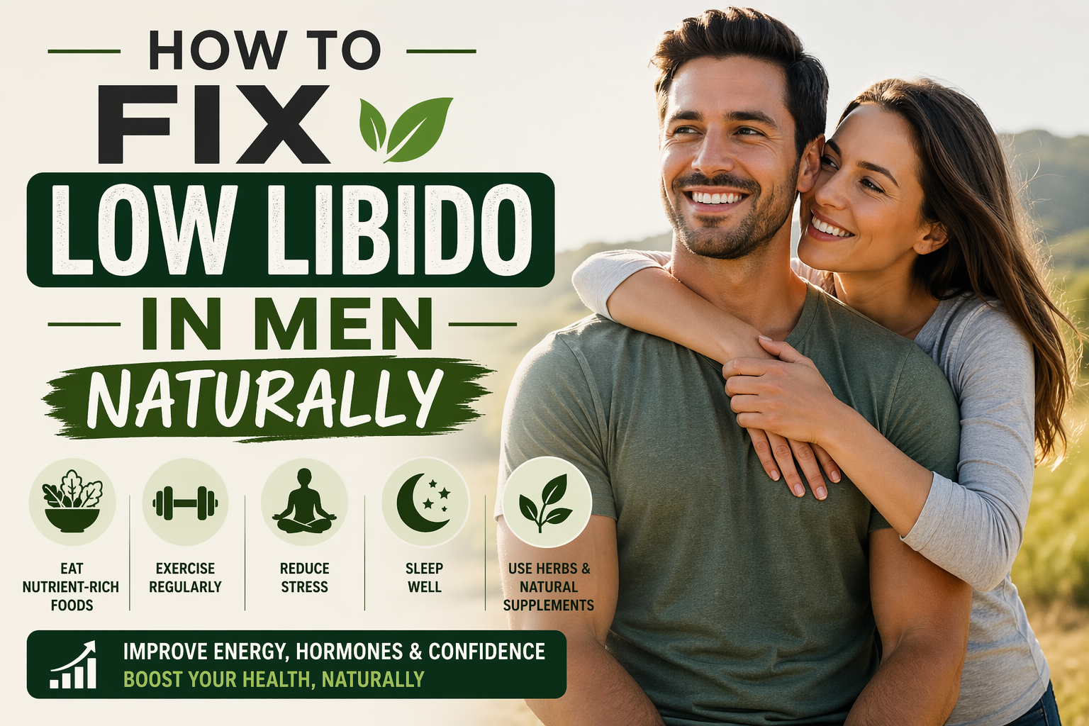 How to Fix Low Libido in Men Naturally guide