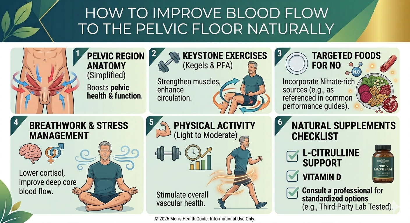 How to Improve Blood Flow to the Pelvic Floor Naturally exercises
