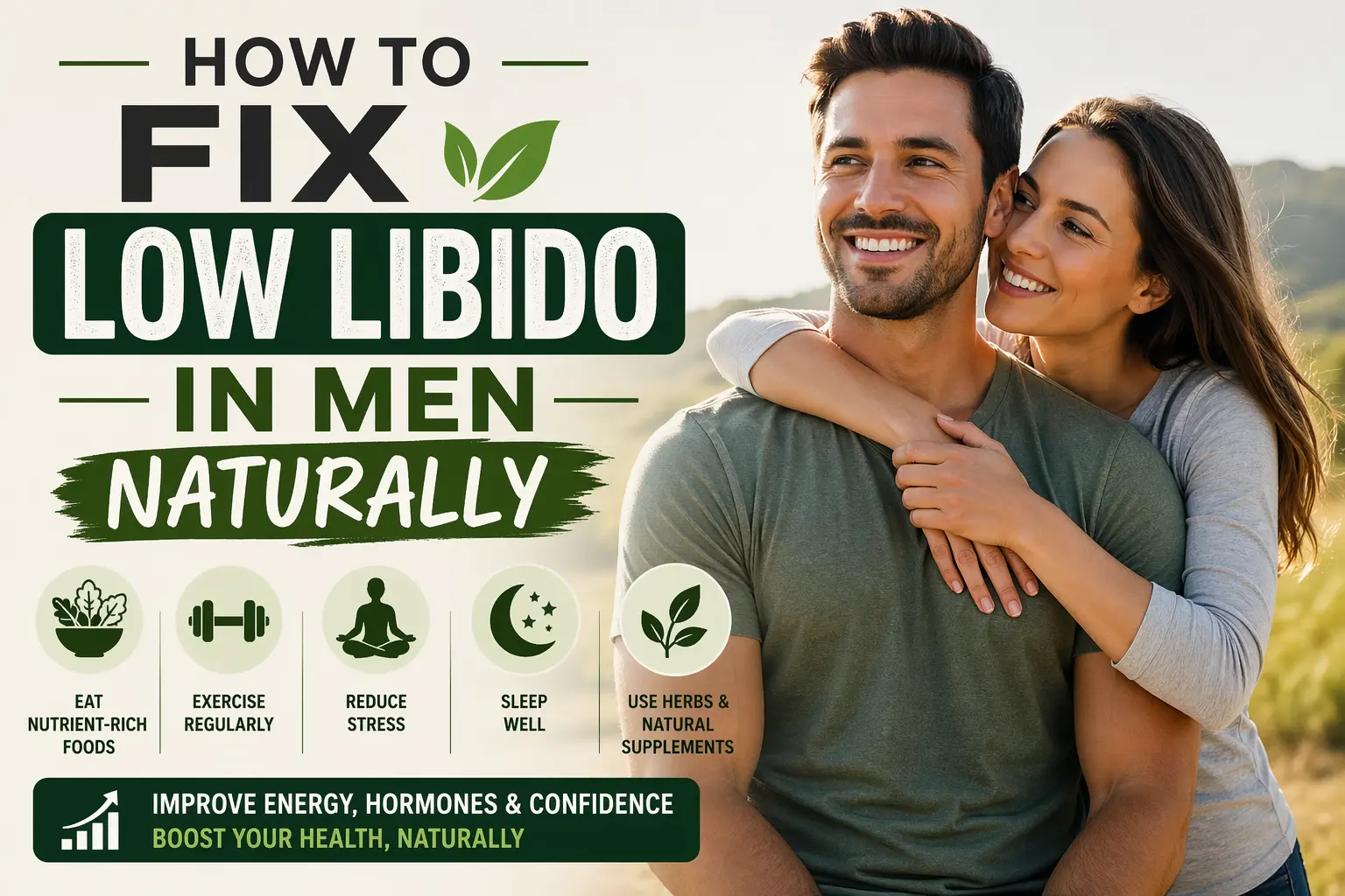 How to Fix Low Libido in Men Naturally guide