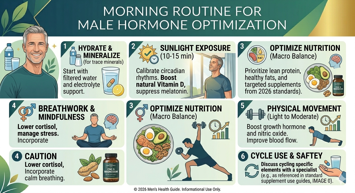 Morning Routine for Male Hormone Optimization tips