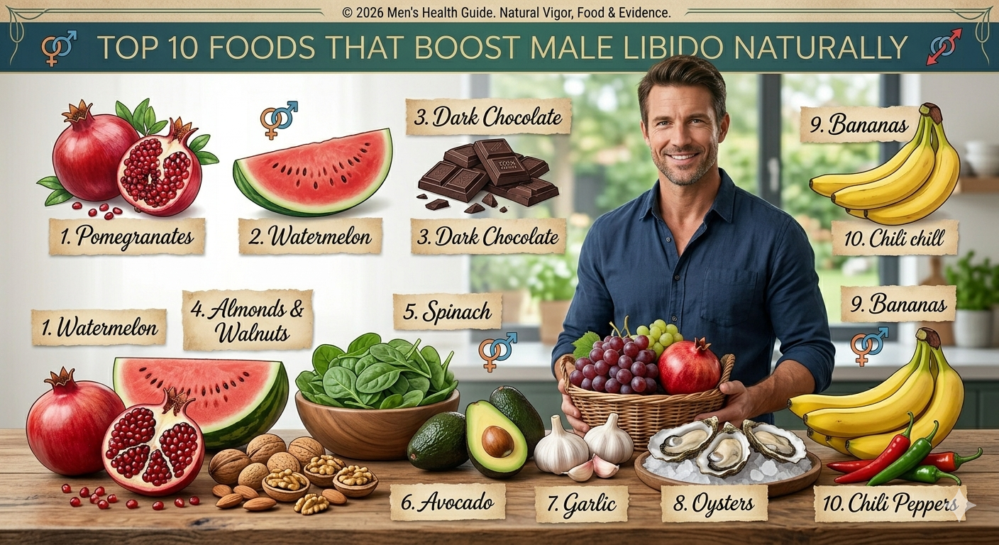 Top 10 Foods That Boost Male Libido Naturally