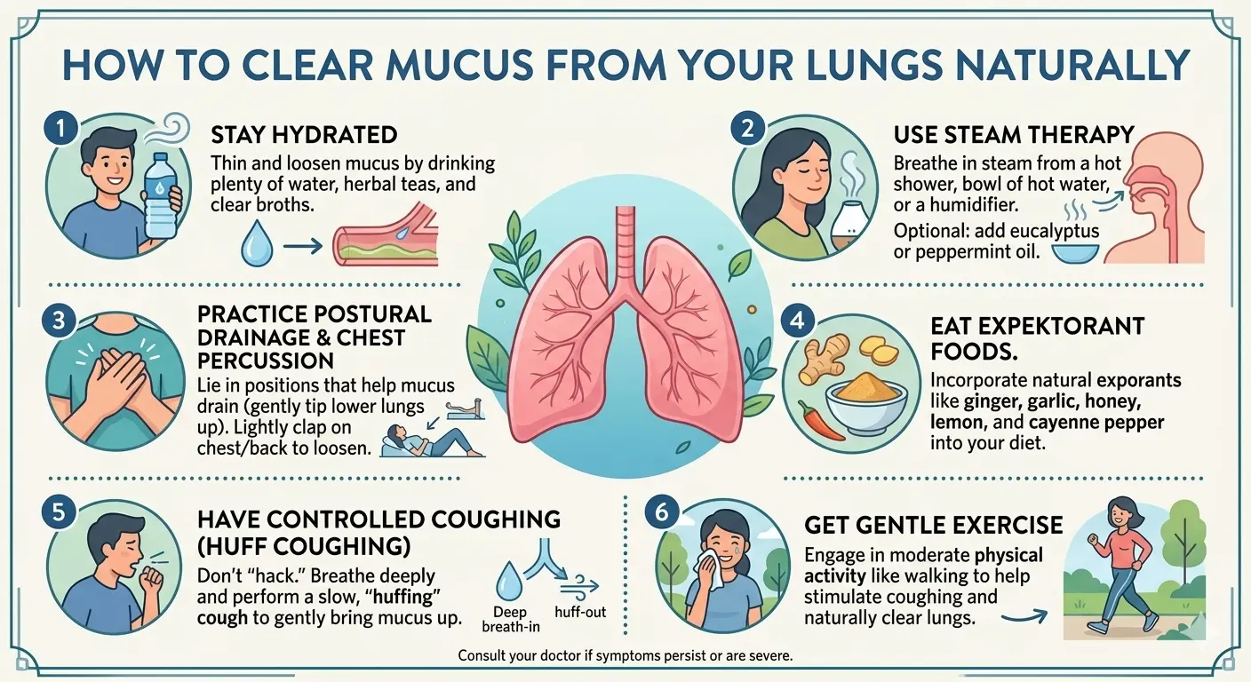 How to Clear Mucus from Lungs Naturally guide