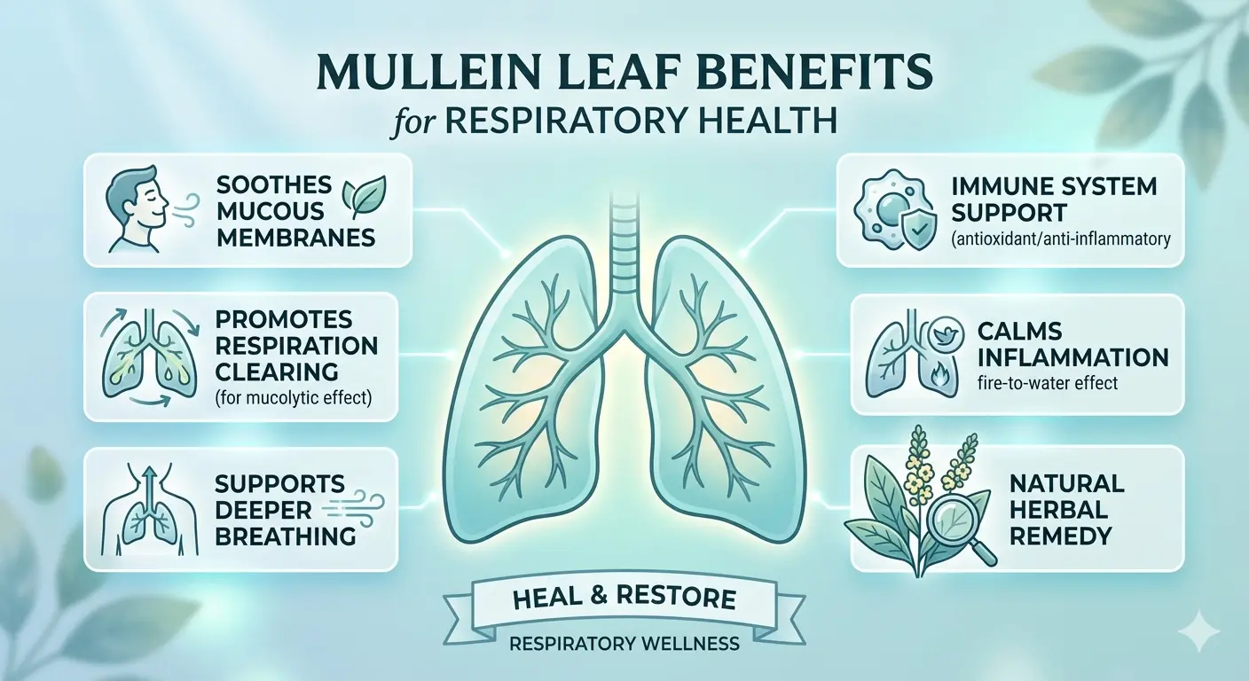 Mullein leaf benefits for respiratory health guide