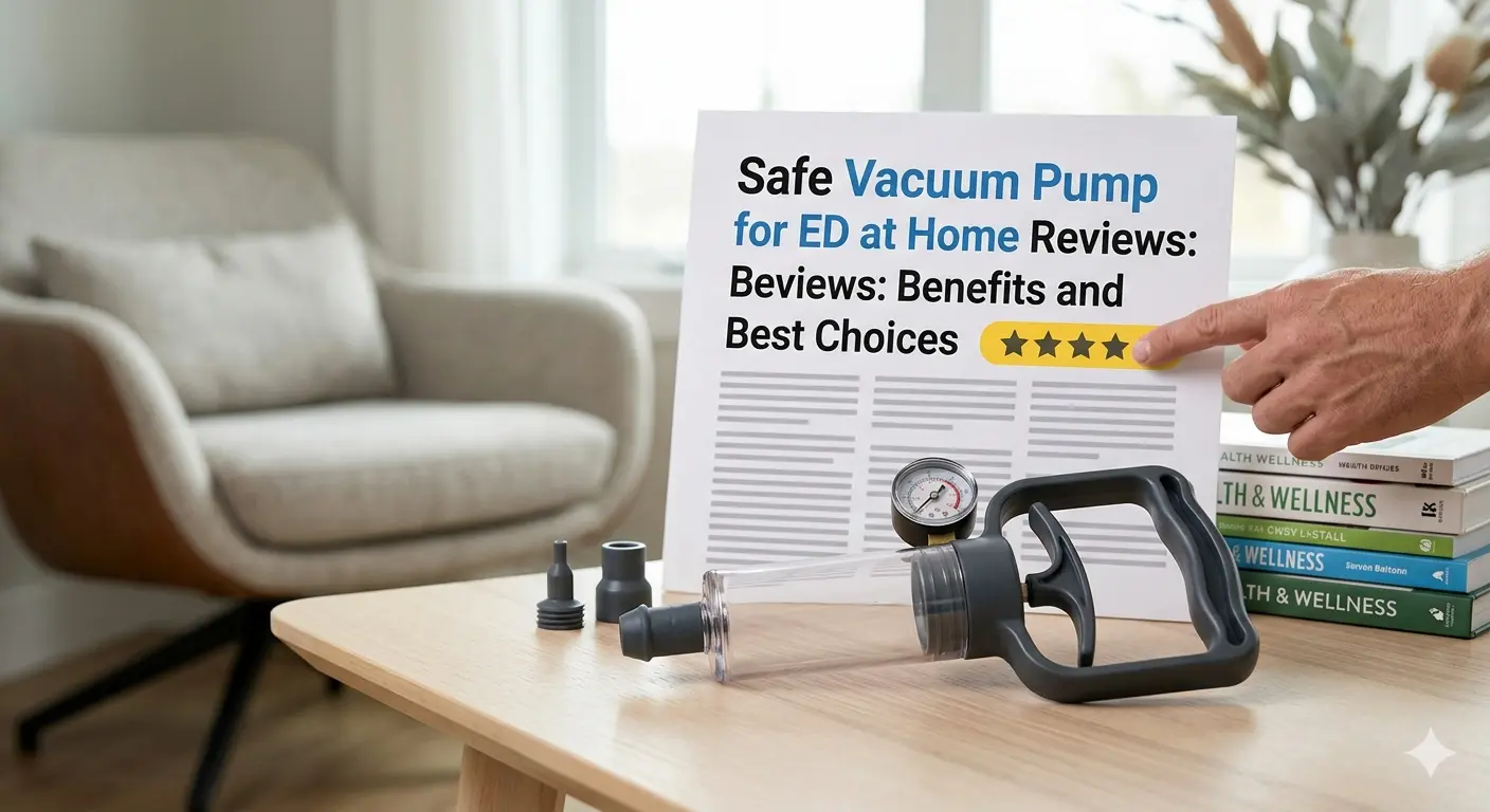 Safe vacuum pump for ED at home usage guide